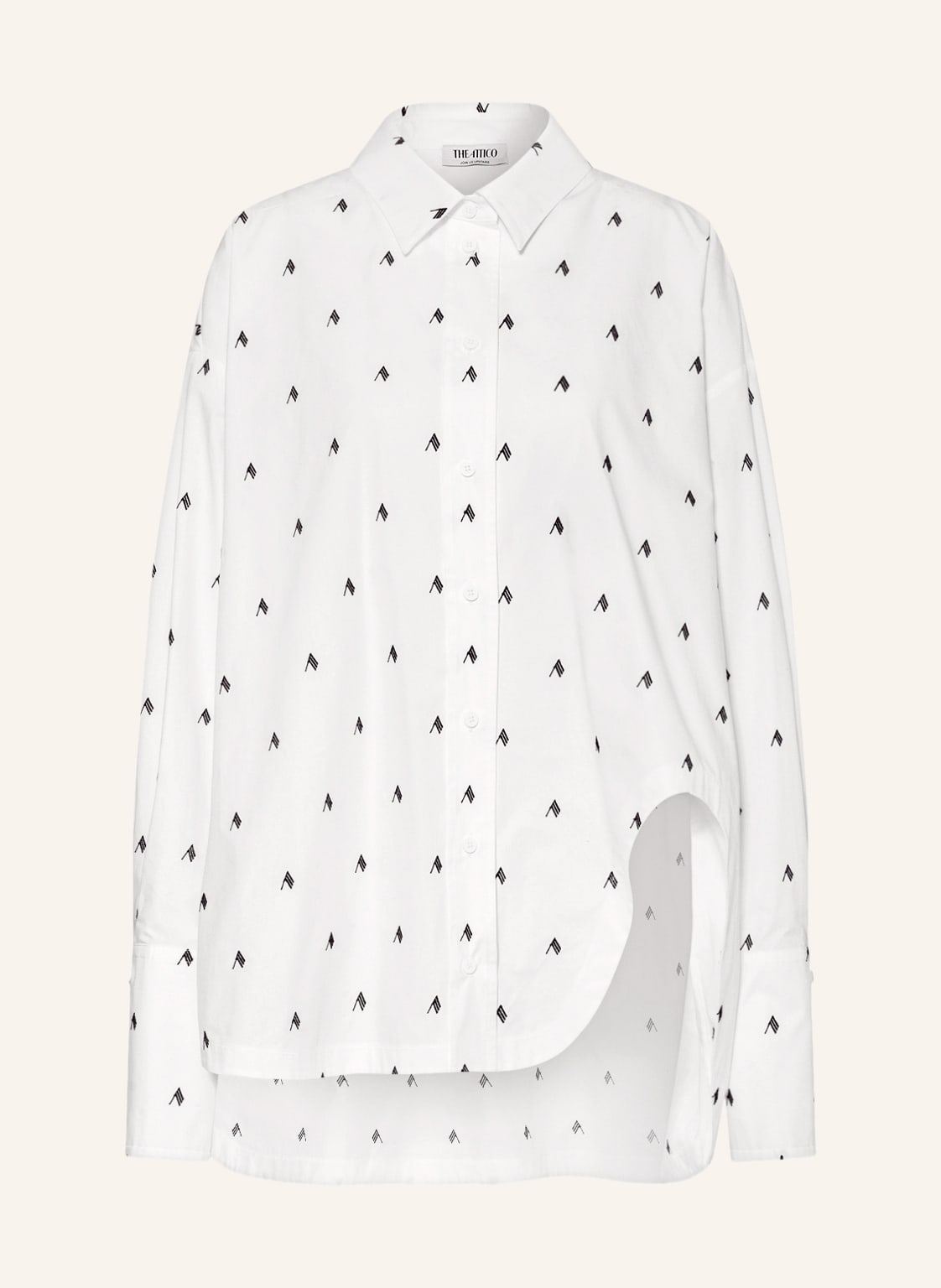 Image of The Attico Hembluse Diana weiss