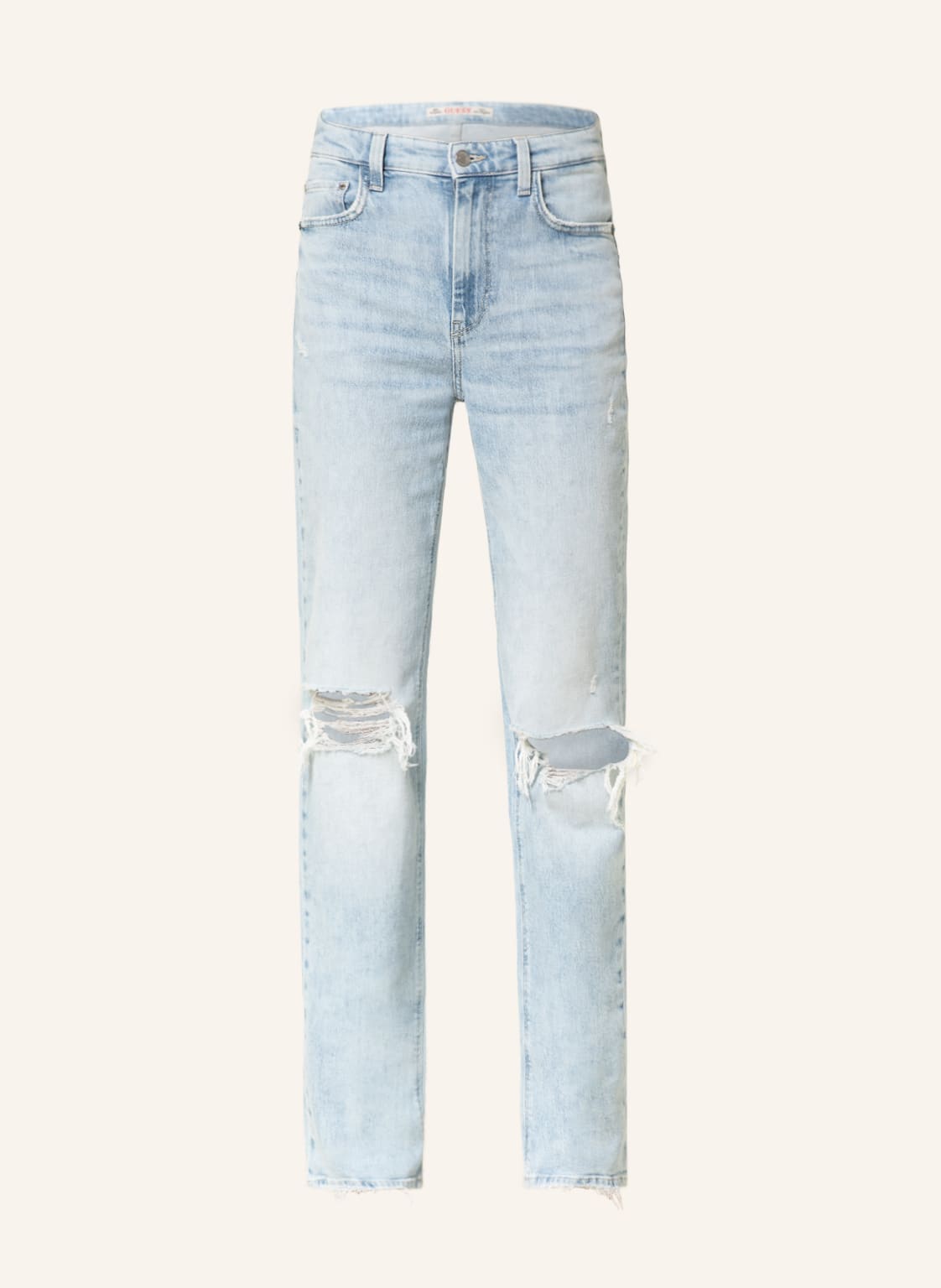 Image of Guess Destroyed Jeans 80s blau