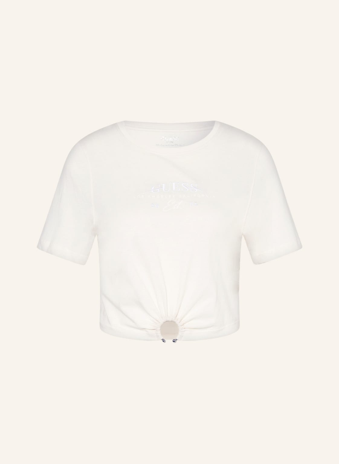 Image of Guess Cropped-Shirt weiss