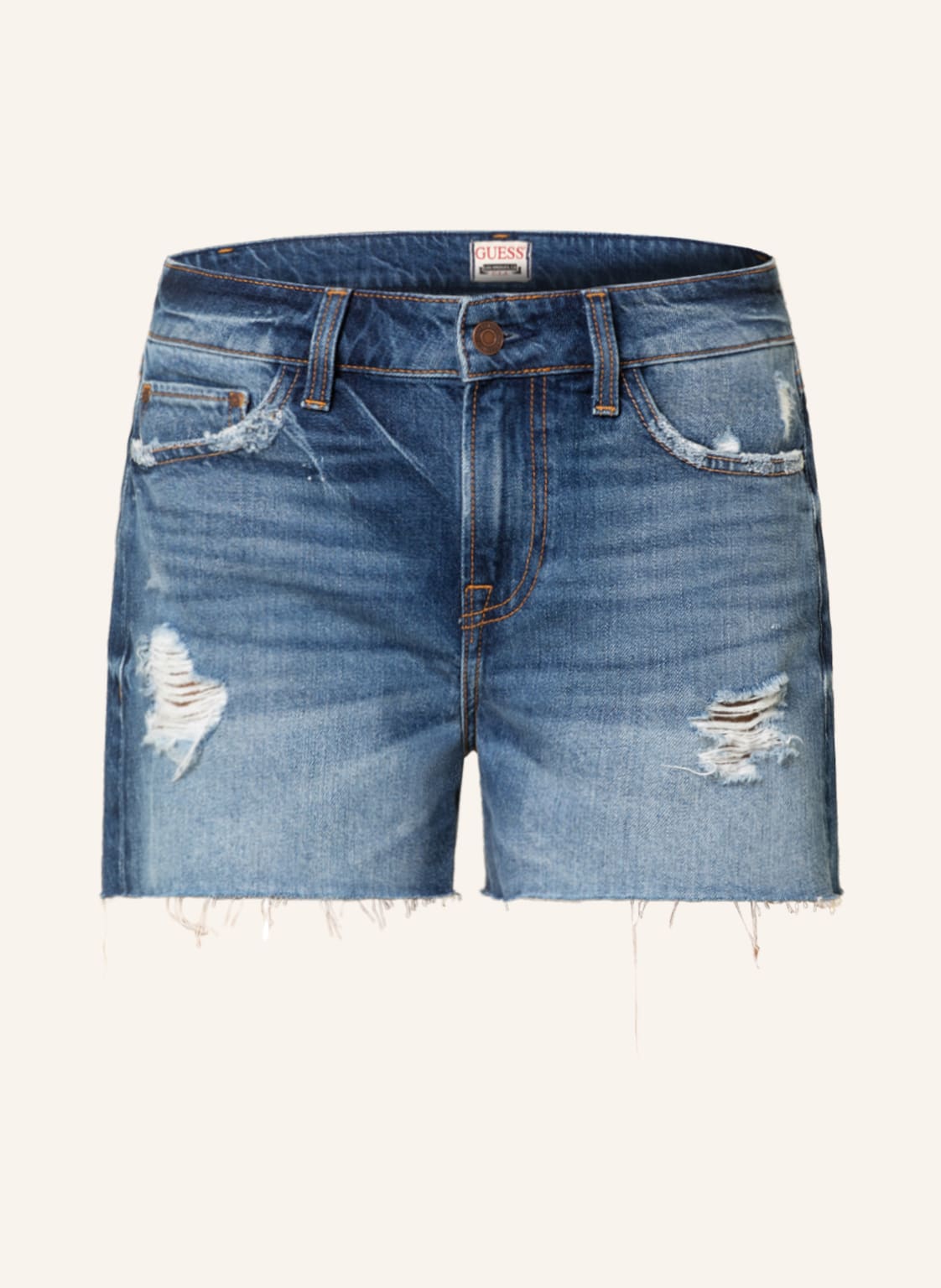 Image of Guess Jeansshorts Hola blau