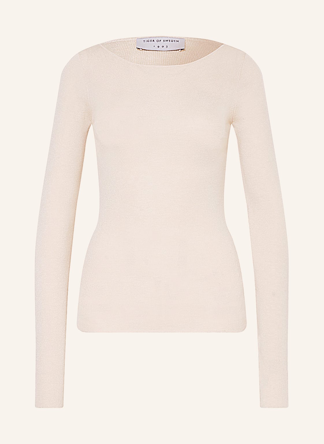 Image of Tiger Of Sweden Pullover Kathrin Mit Merinowolle weiss