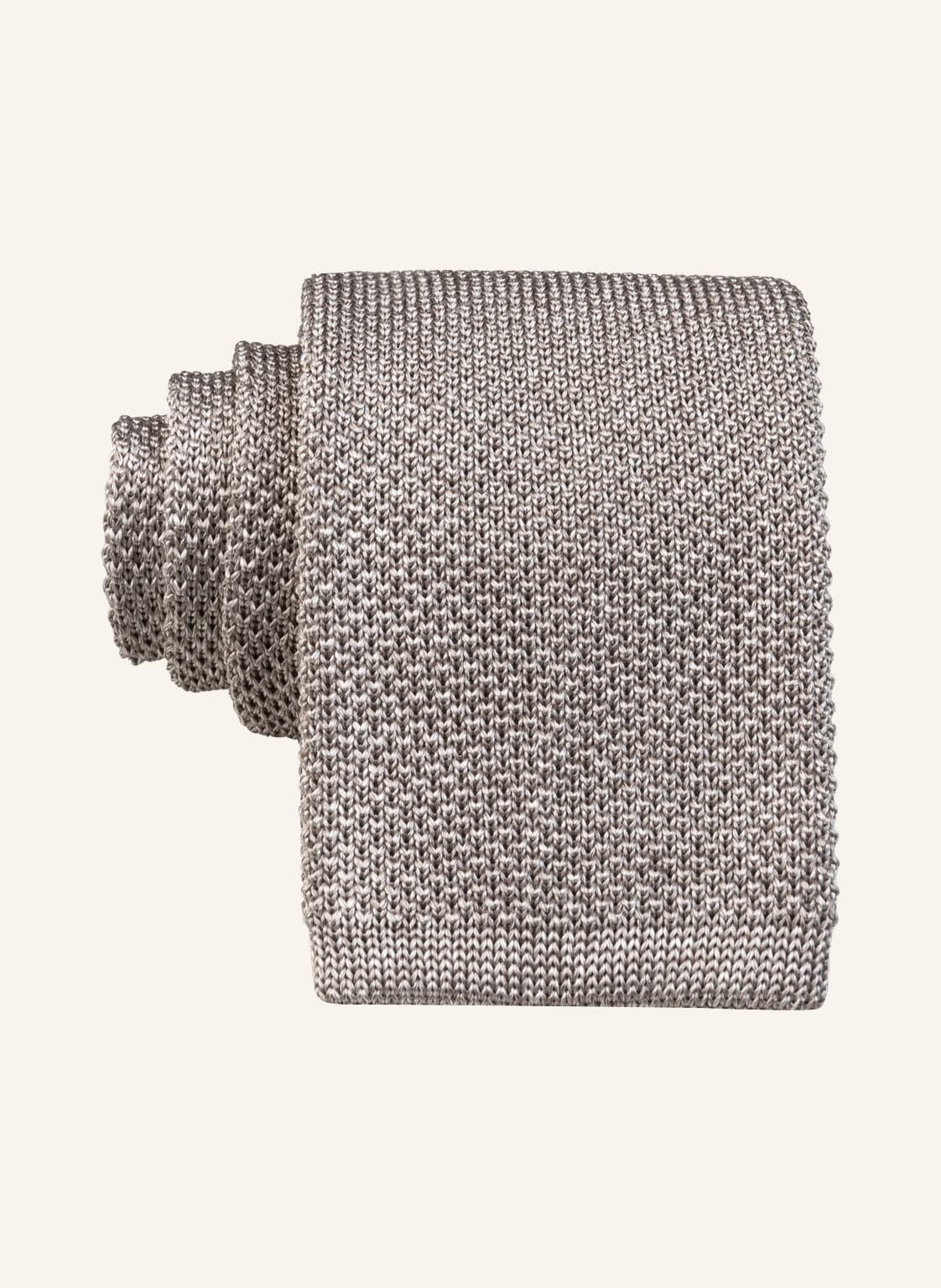 Image of Boss Strick-Krawatte grau