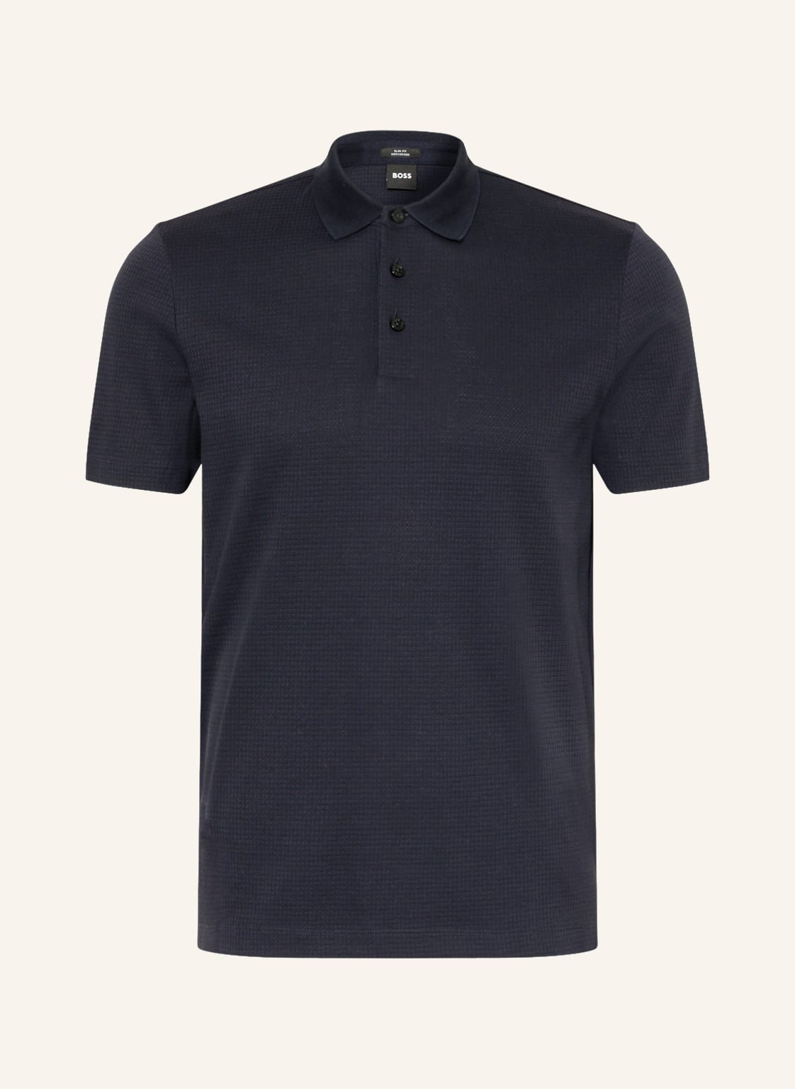 Image of Boss Jersey-Poloshirt Pitton blau