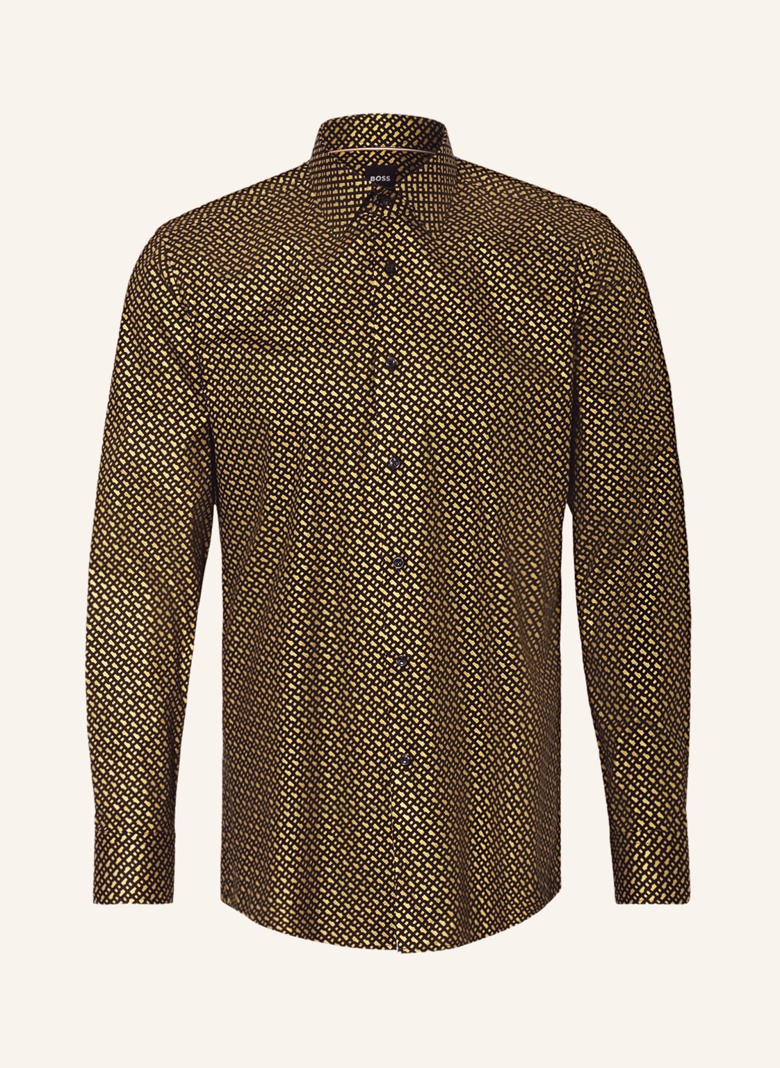 Image of Boss Hemd Hank Slim Fit gold