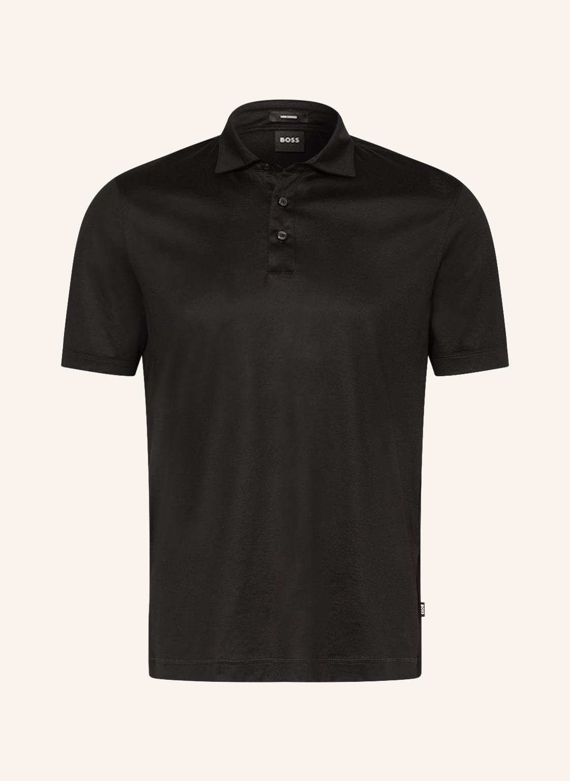Image of Boss Jersey-Poloshirt Press schwarz