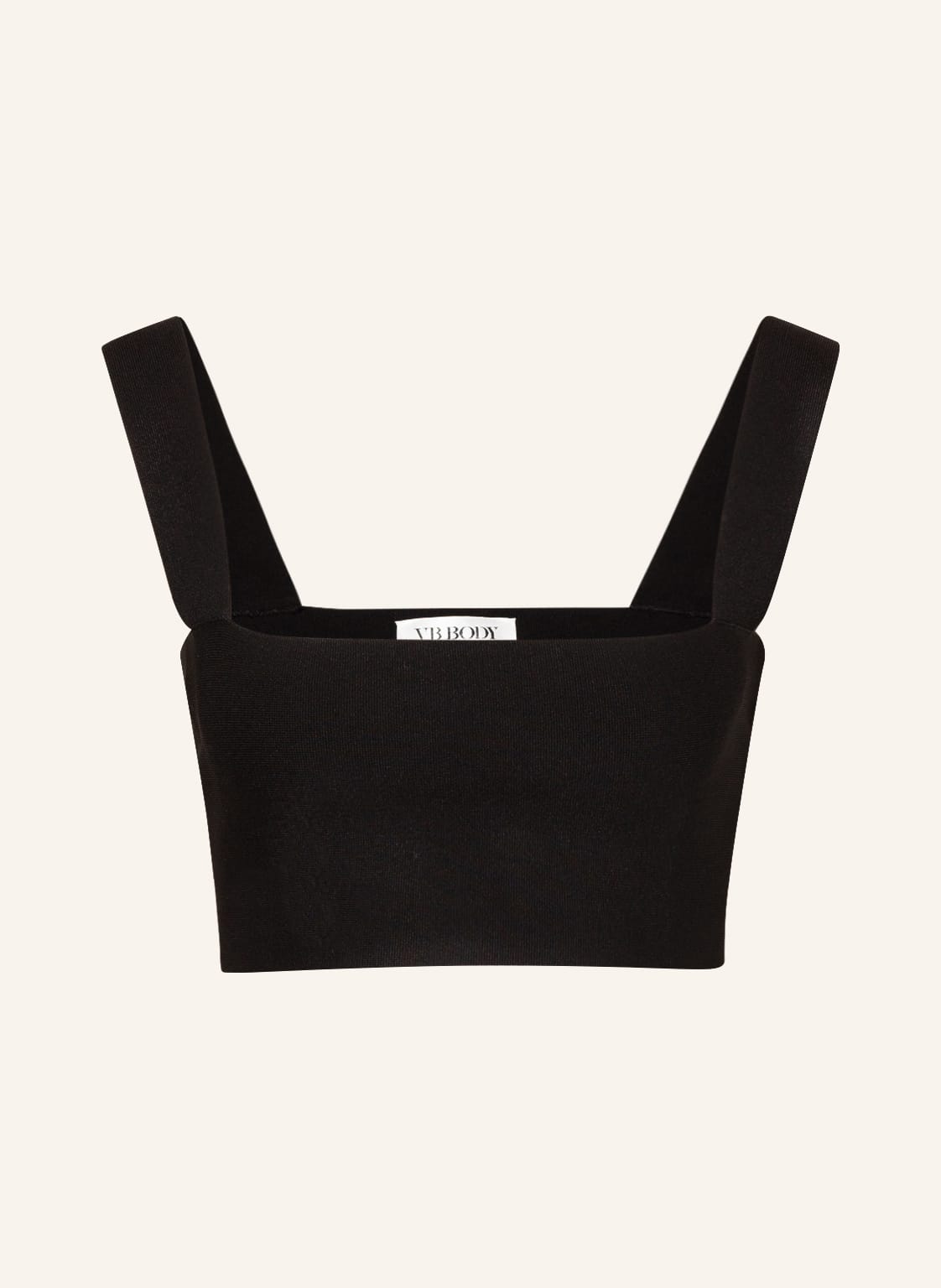 Image of Victoriabeckham Cropped-Stricktop schwarz