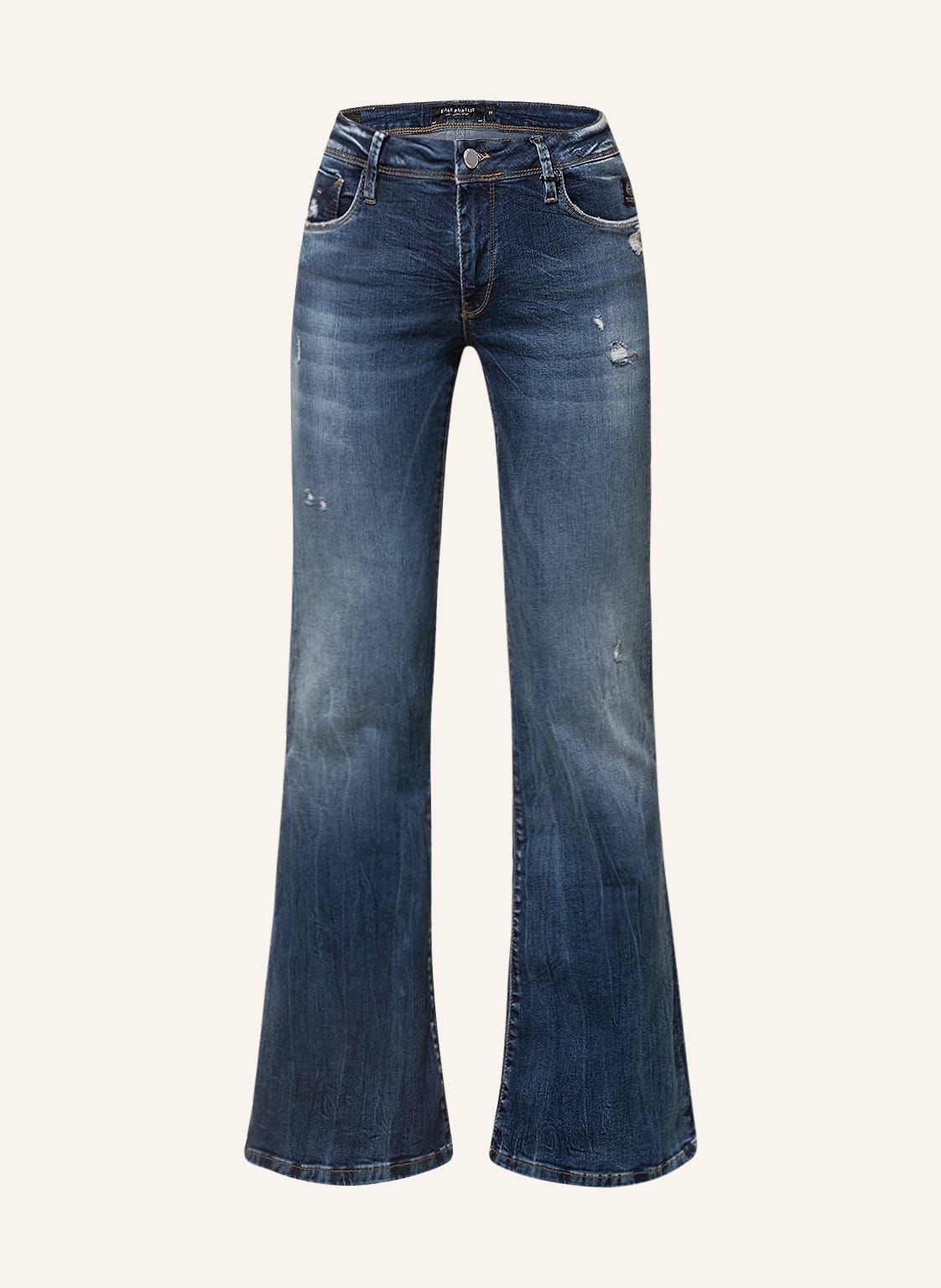 Image of Er Elias Rumelis Bootcut Jeans Ulani blau