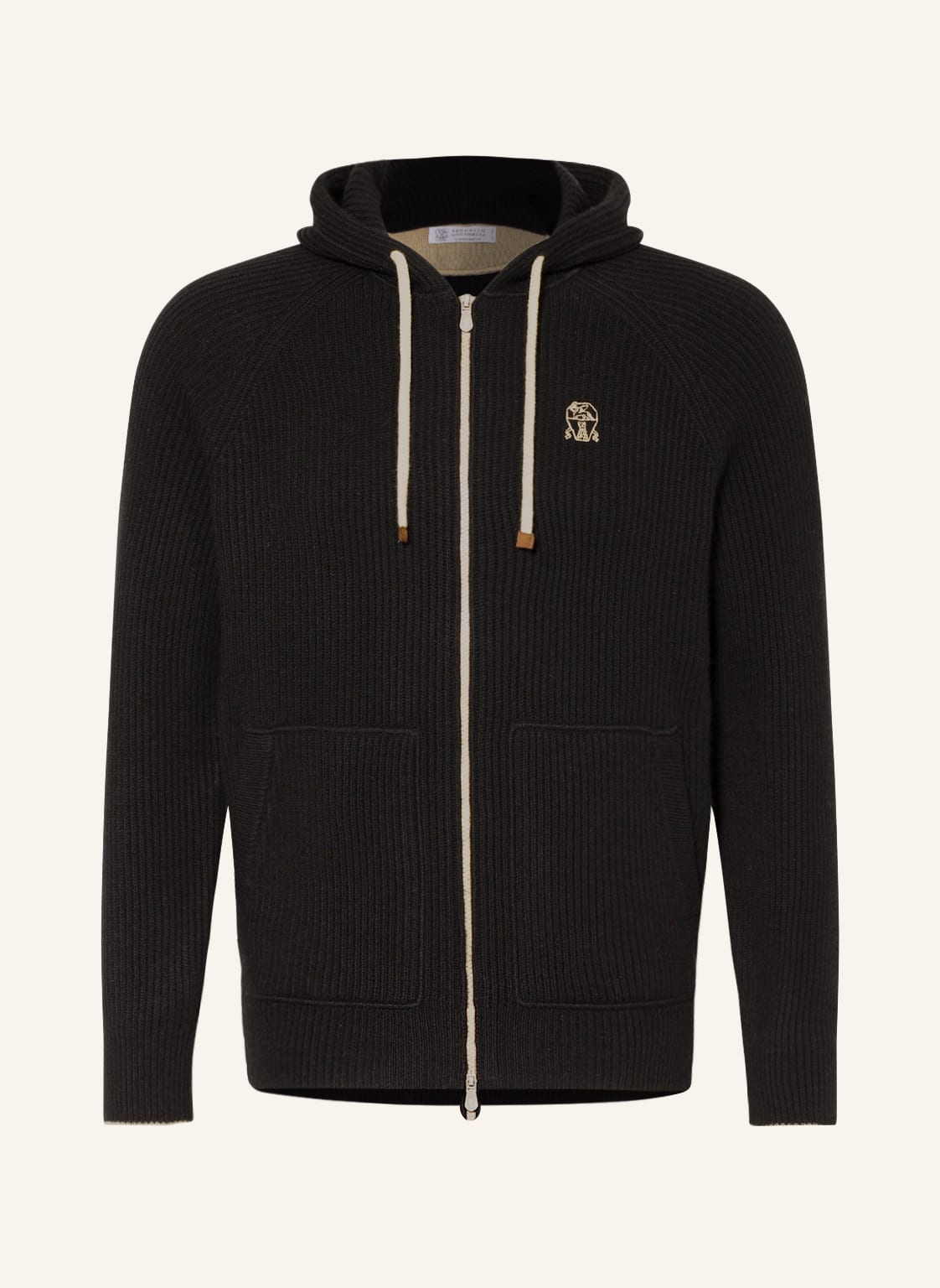 Image of Brunello Cucinelli Strickjacke Aus Cashmere schwarz