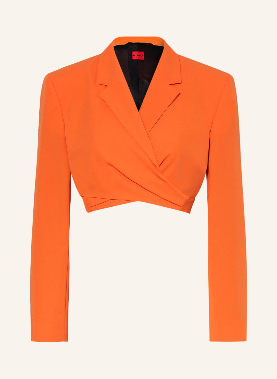 Image of Hugo Cropped-Blazer Amusana orange