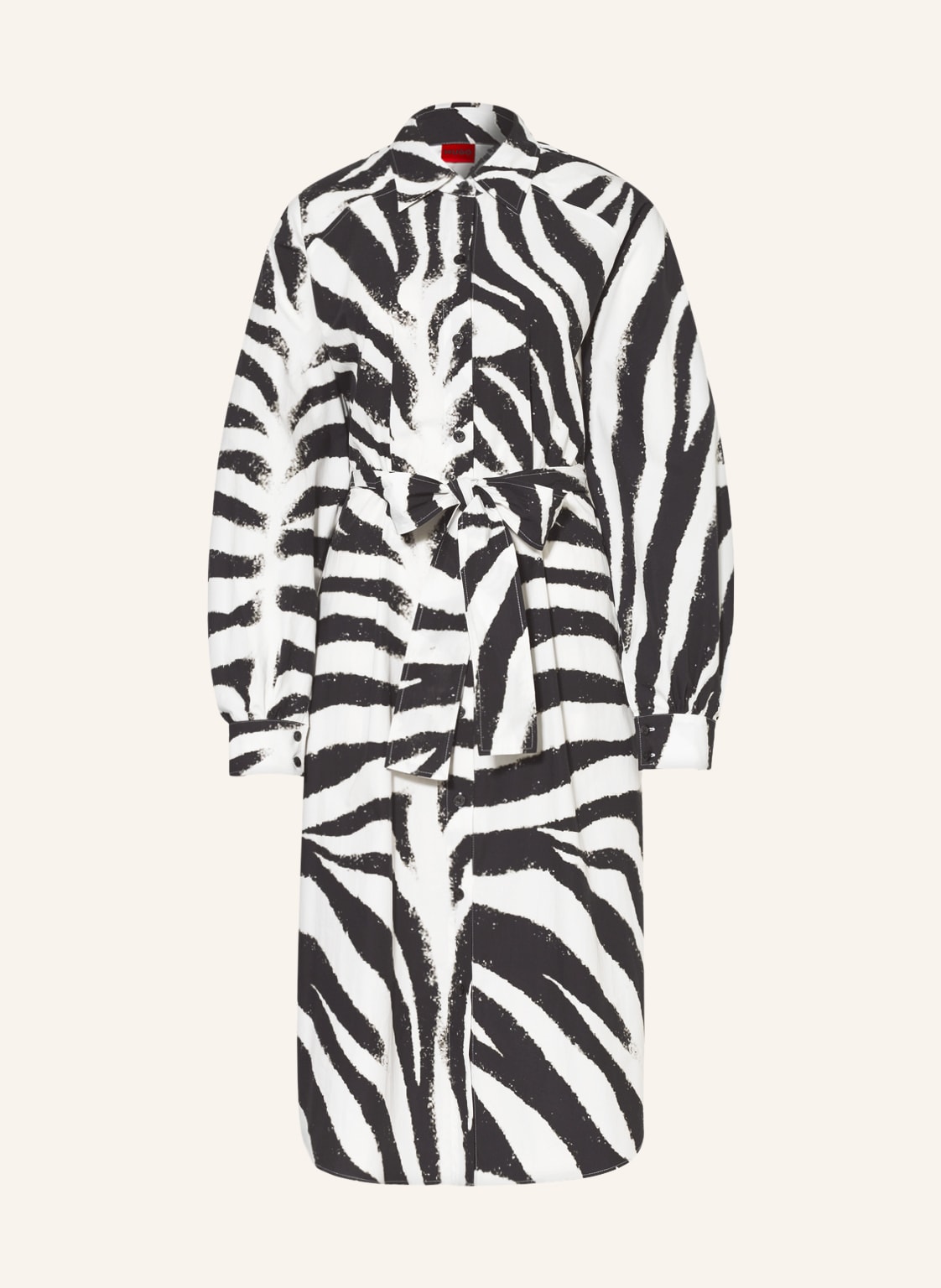 Image of Hugo Hemdblusenkleid Kameran schwarz