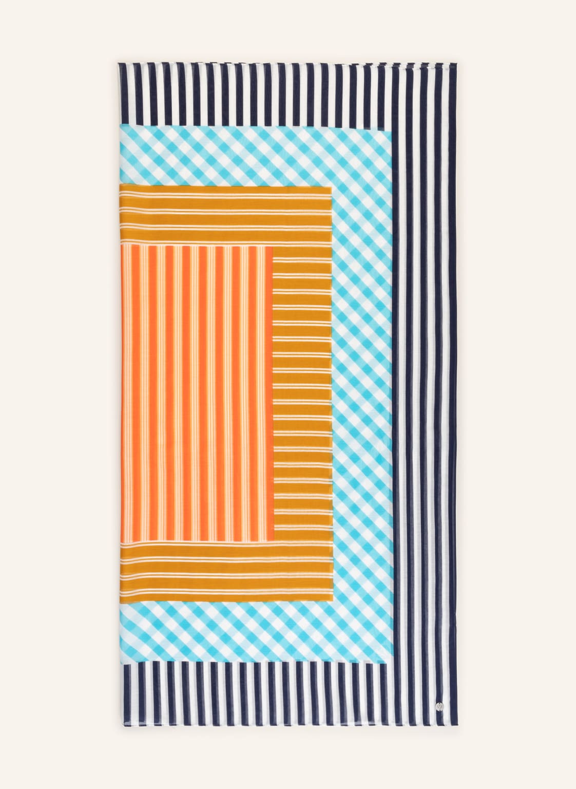 Image of Fraas Tuch Mit Seide blau