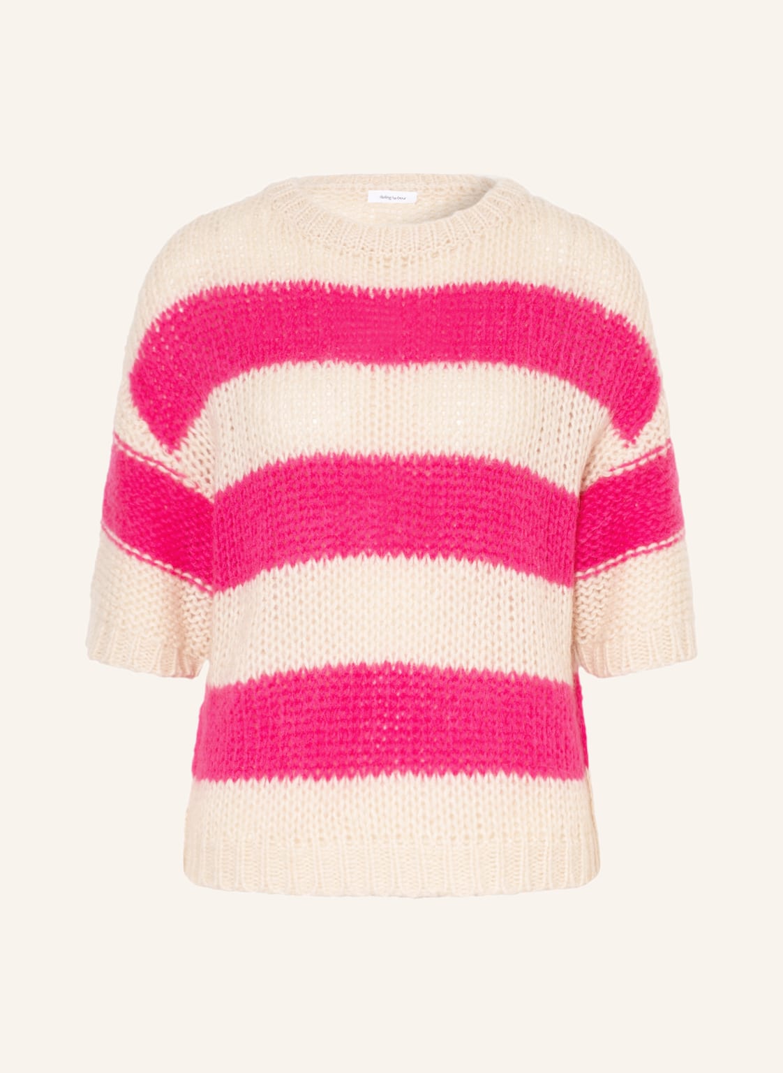 Image of Darling Harbour Kurzarm-Pullover pink