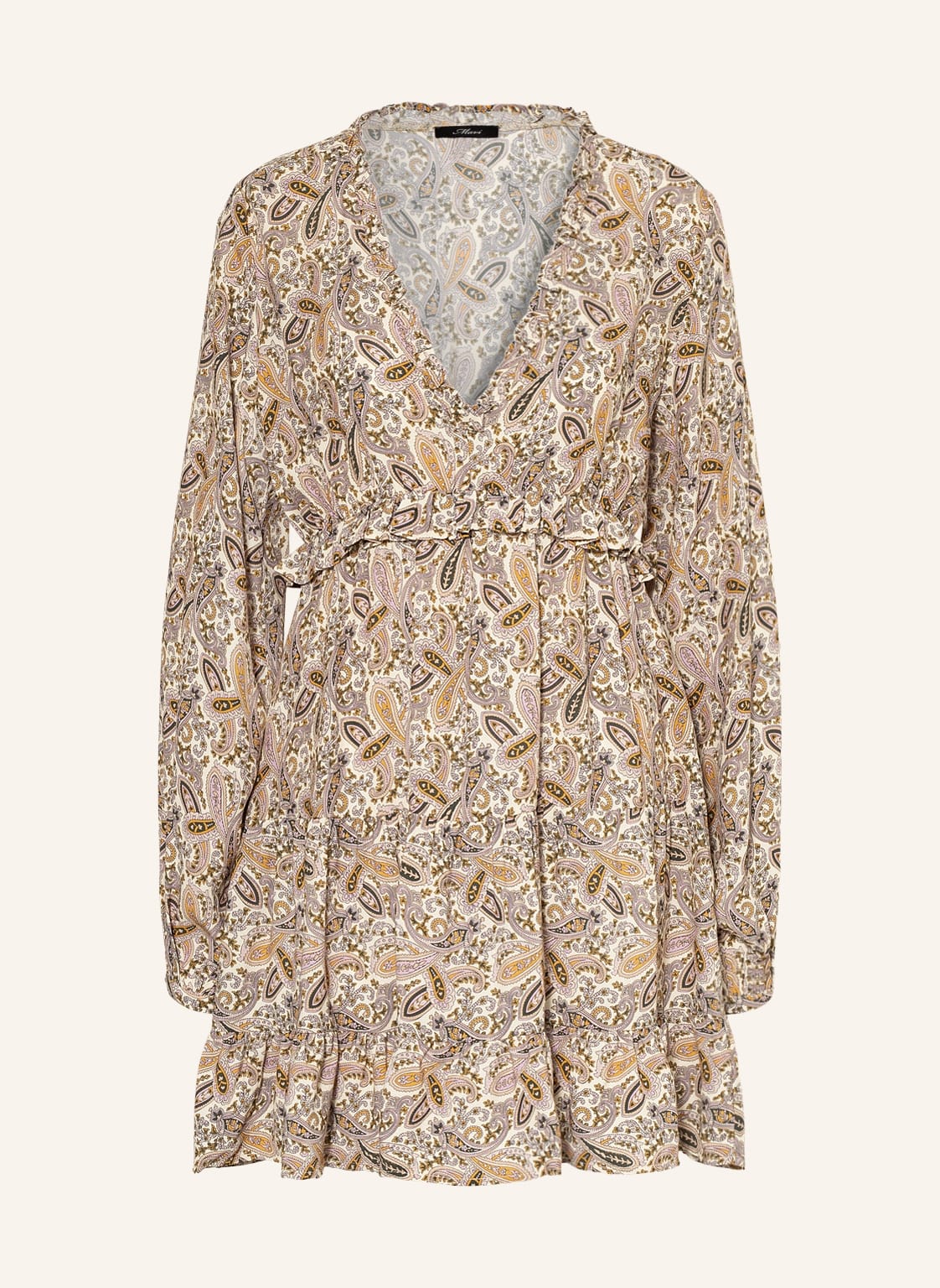 Image of Mavi Kleid Mit Rüschen gelb