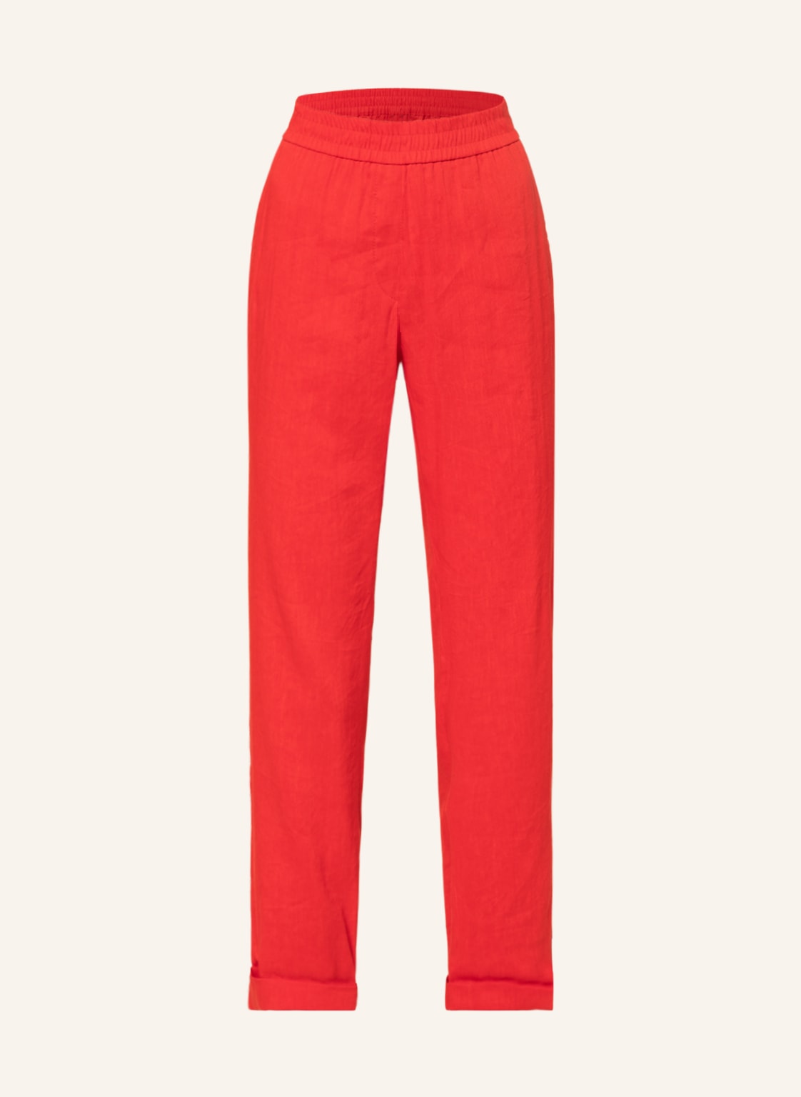 Image of Marc Cain Hose Mit Leinen rot