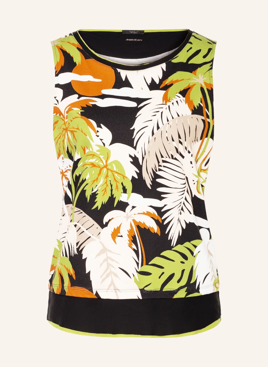 Image of Marc Cain Top Mit Volants schwarz
