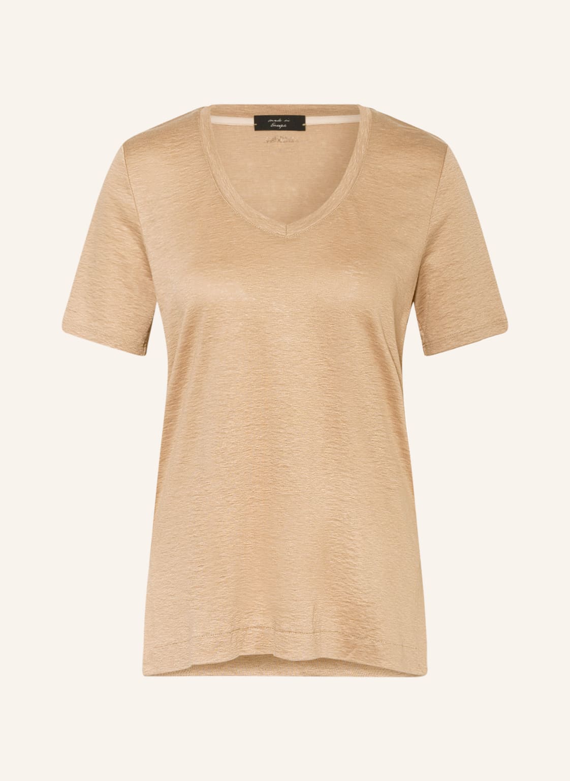 Image of Marc Cain T-Shirt Aus Leinen beige