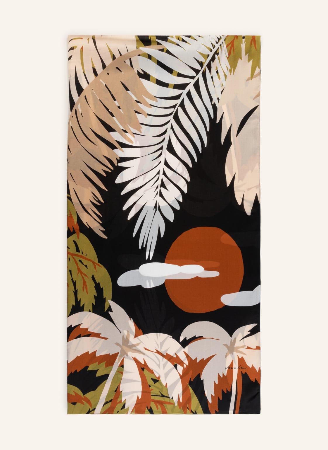 Image of Marc Cain Seidenschal schwarz