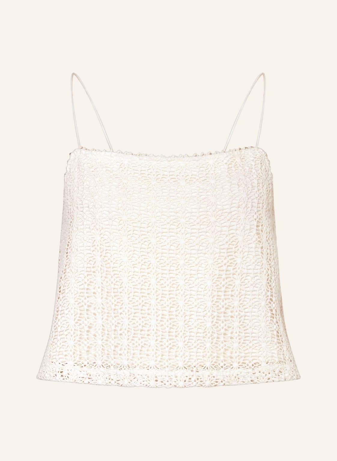 Image of Marc Cain Cropped-Top Aus Spitze weiss