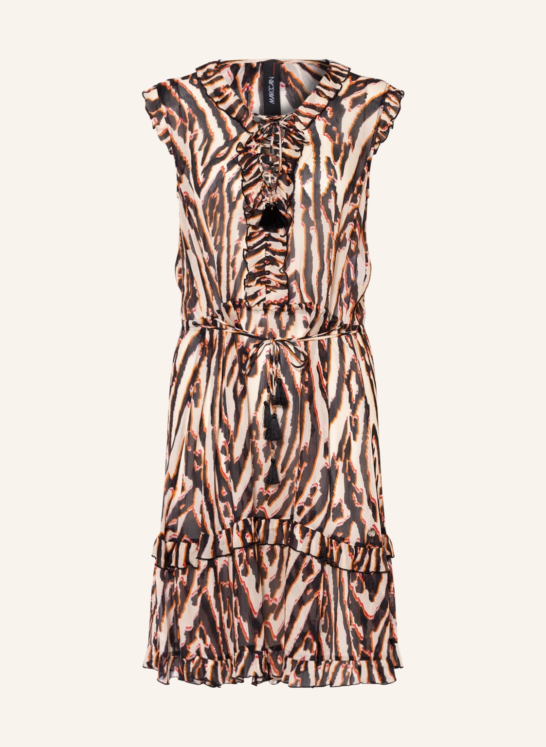 Image of Marc Cain Kleid Mit Rüschen beige