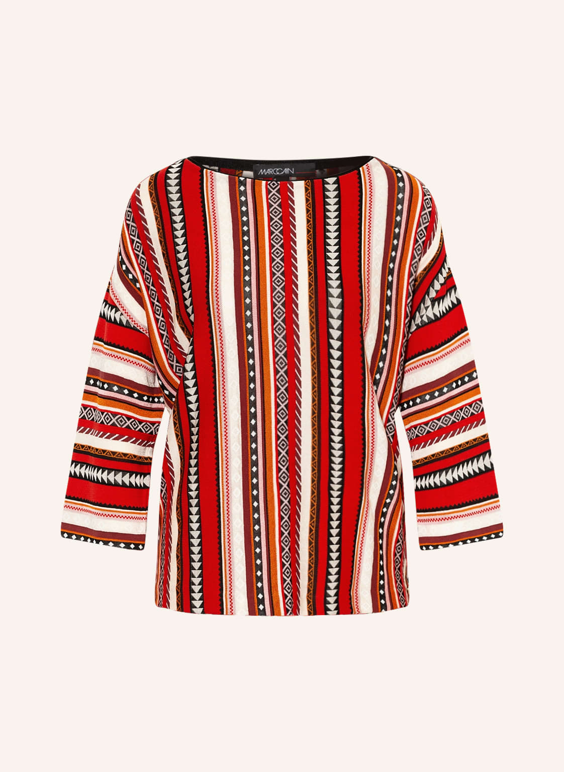 Image of Marc Cain Strickshirt Mit 3/4-Arm rot