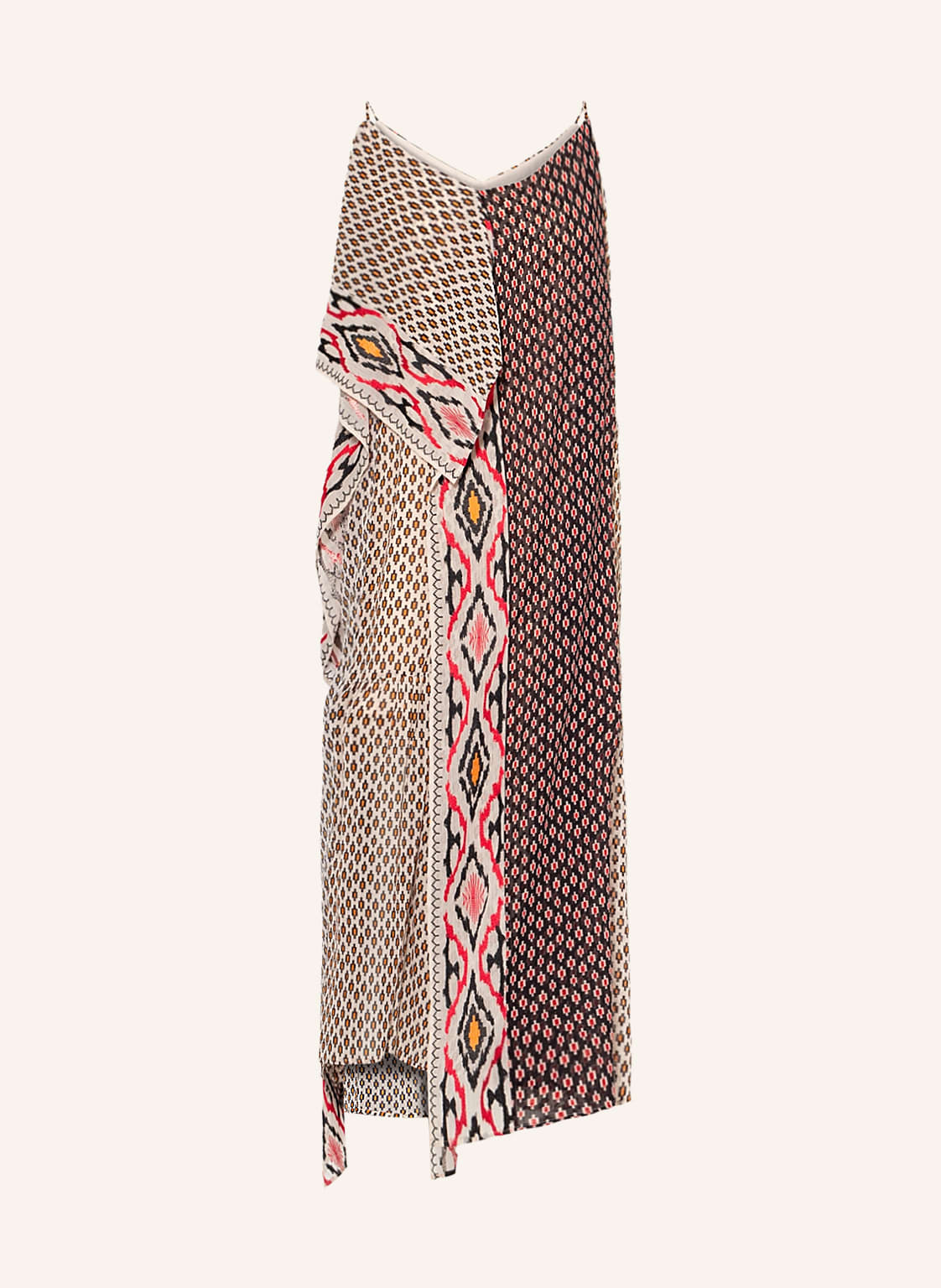 Image of Marc Cain Kleid Mit Volants beige