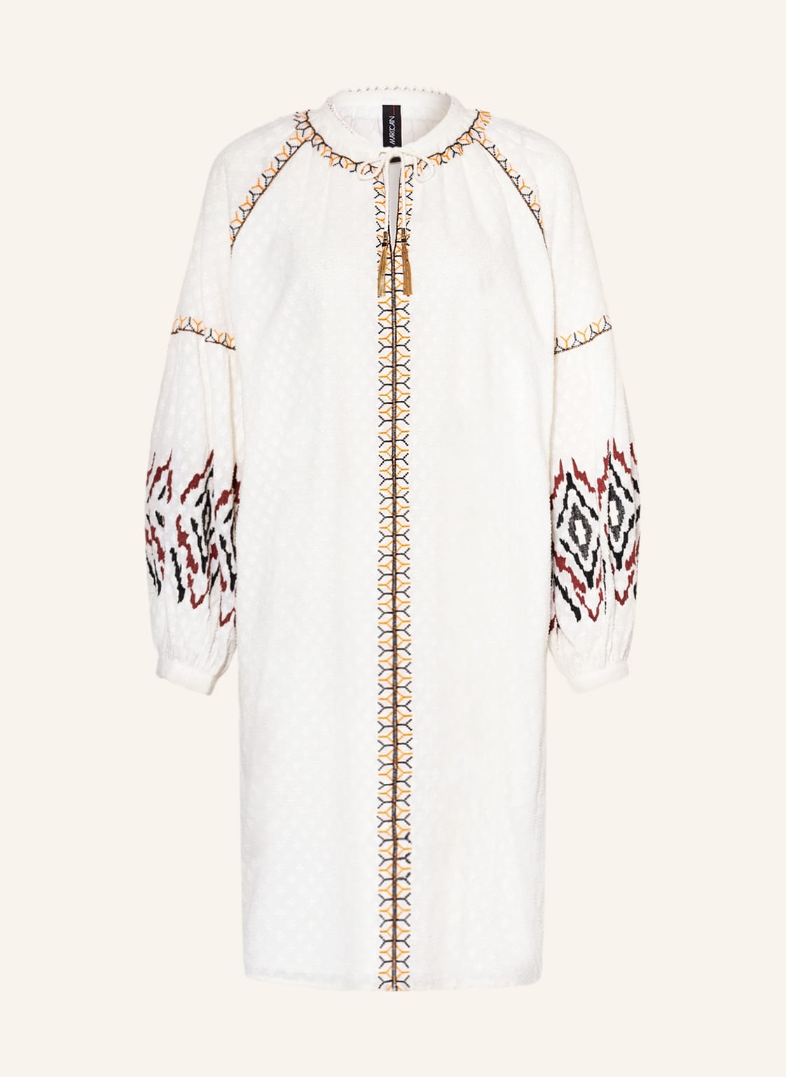 Image of Marc Cain Kleid Mit Stickereien weiss