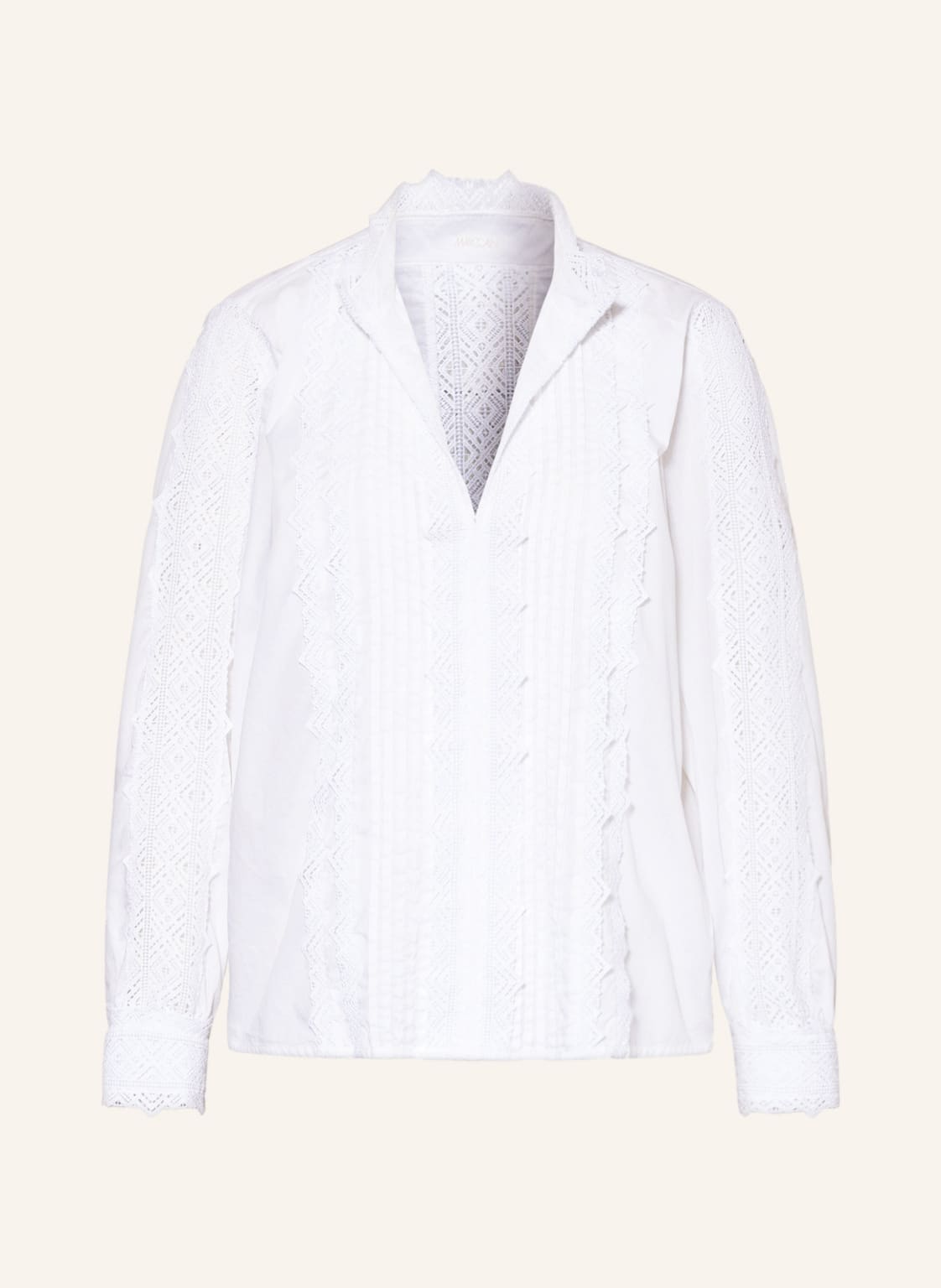 Image of Marc Cain Blusenshirt Mit Spitze weiss