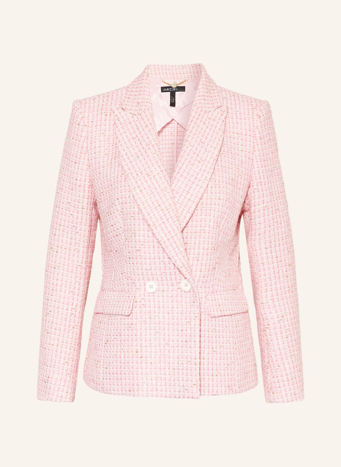 Image of Marc Cain Tweed-Blazer rosa