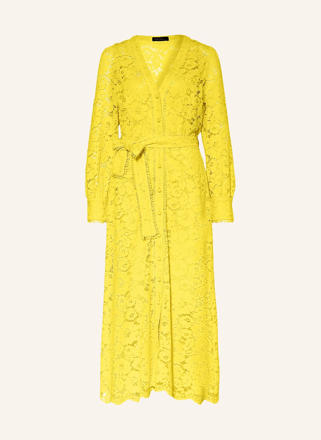 Image of Marc Cain Spitzenkleid gelb