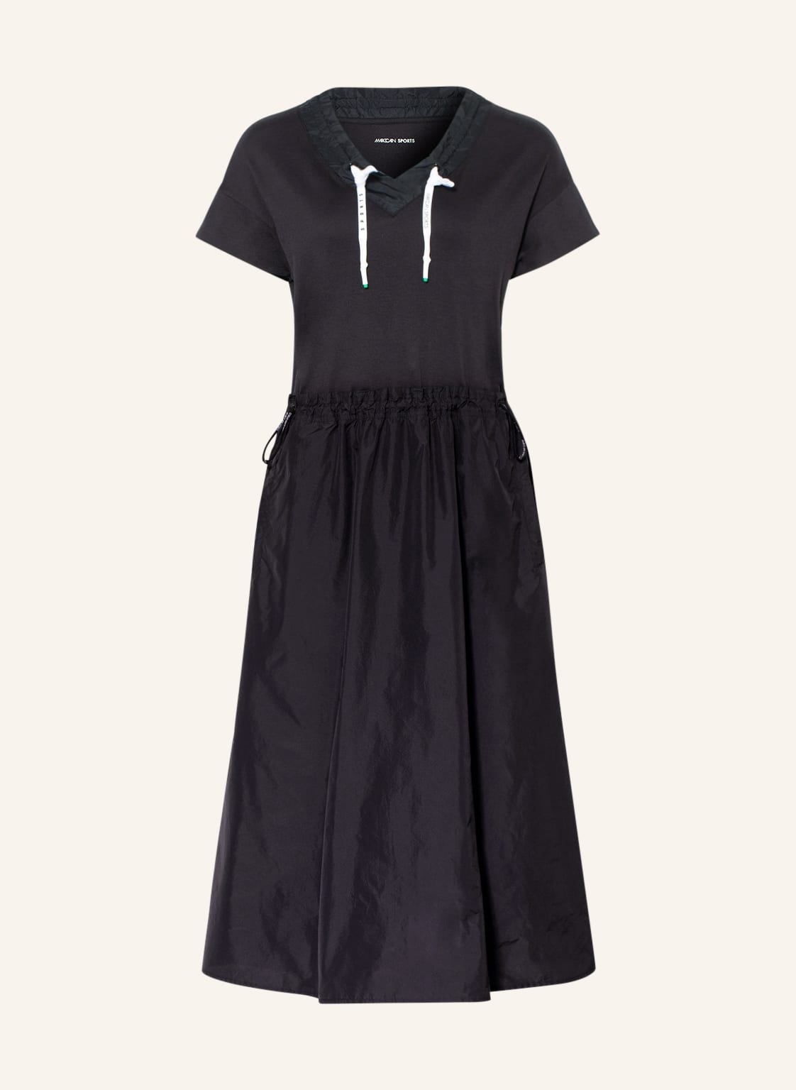 Image of Marc Cain Kleid Im Materialmix blau