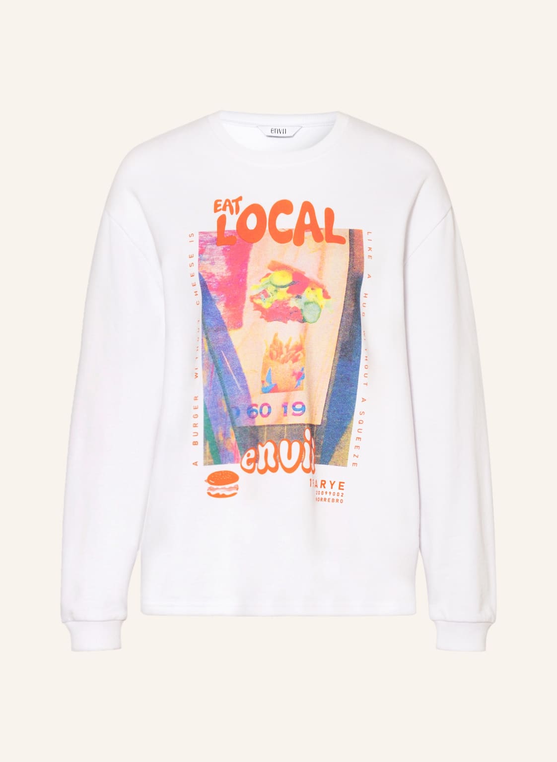 Image of Envii Sweatshirt Enniebuhr weiss
