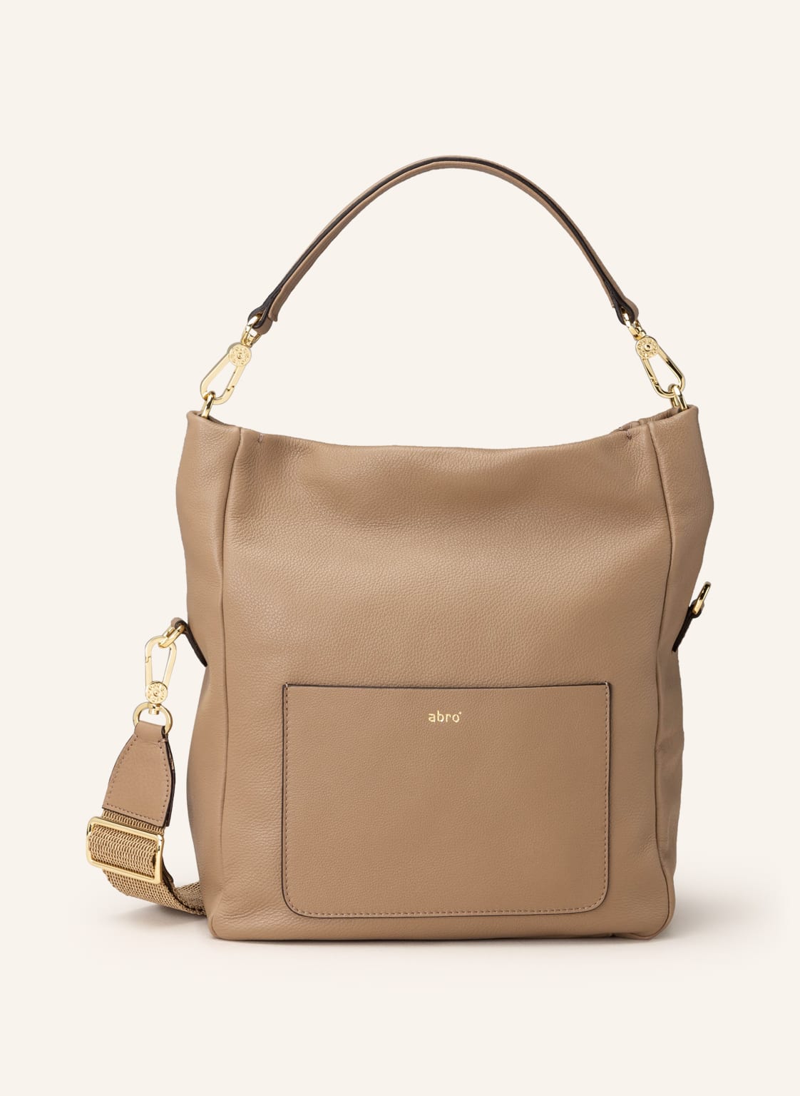 Image of Abro Hobo-Bag Raquel beige