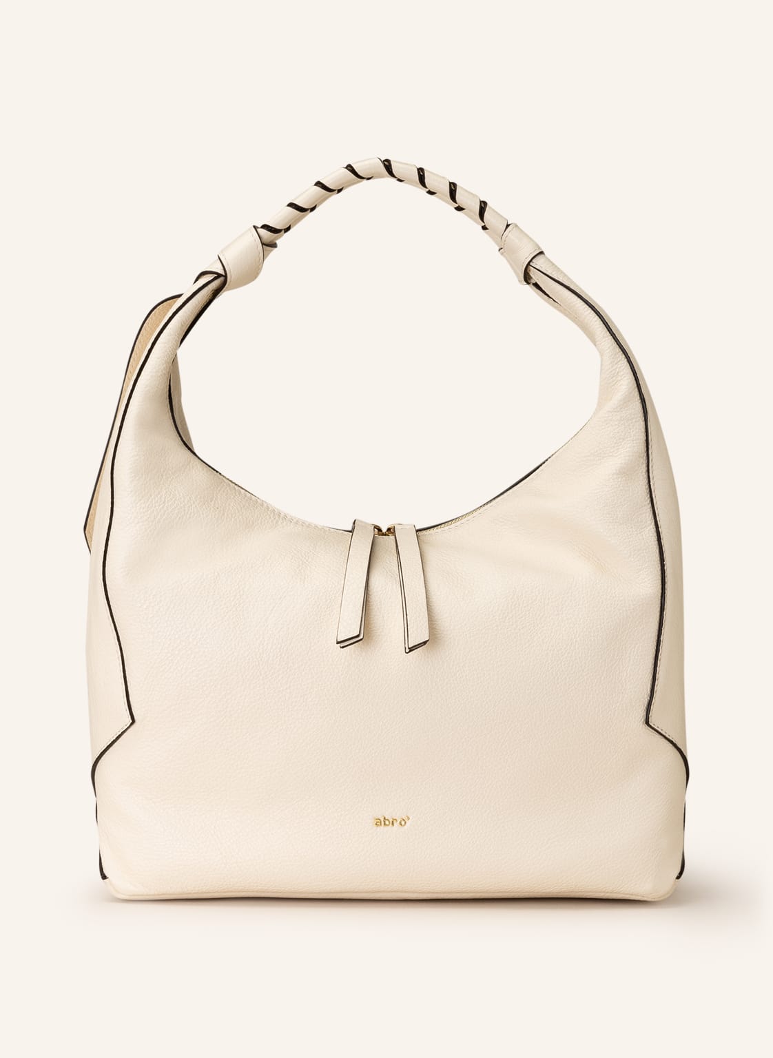 Image of Abro Hobo-Bag Notre Dame beige