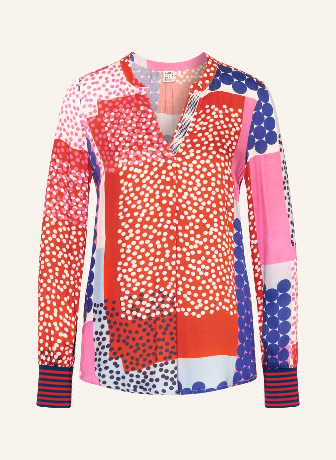 Image of Emily Van Den Bergh Blusenshirt rot