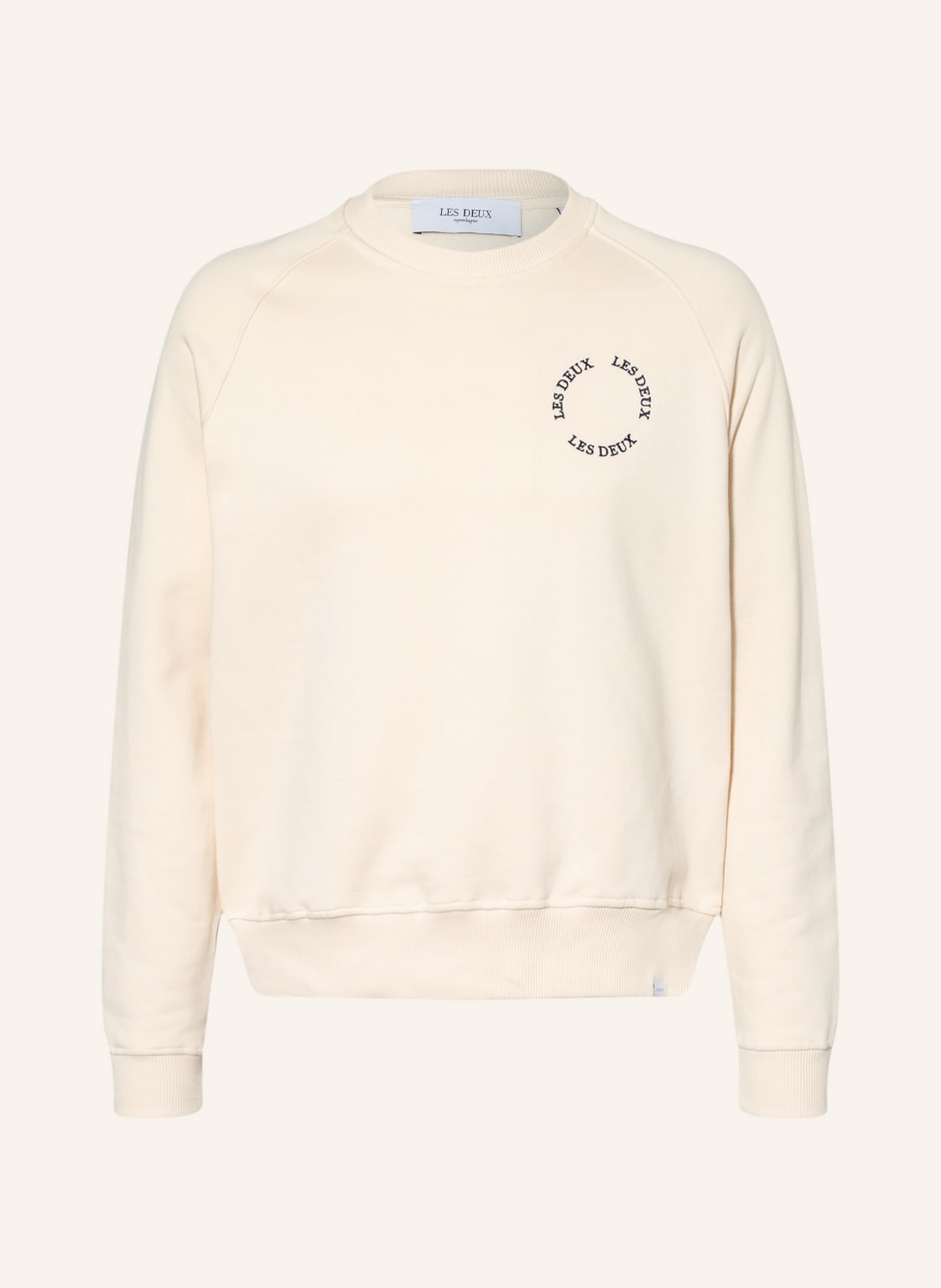 Image of Les Deux Sweatshirt Circle weiss