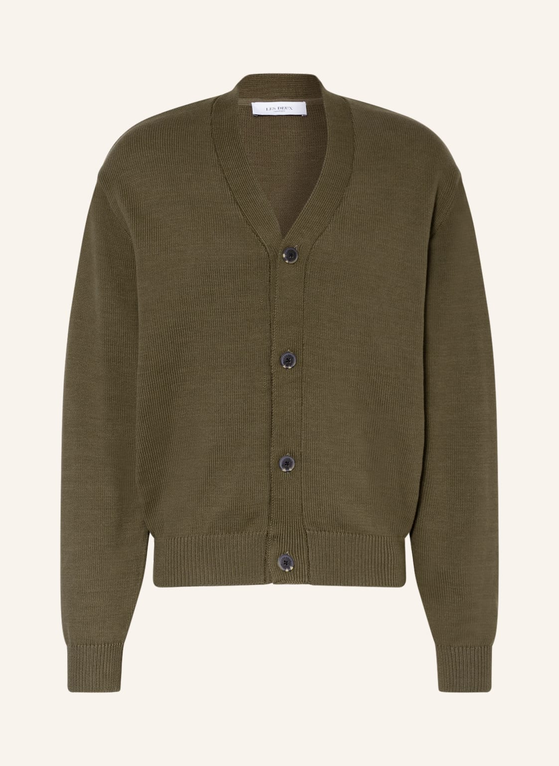 Image of Les Deux Strickjacke Flynn gruen