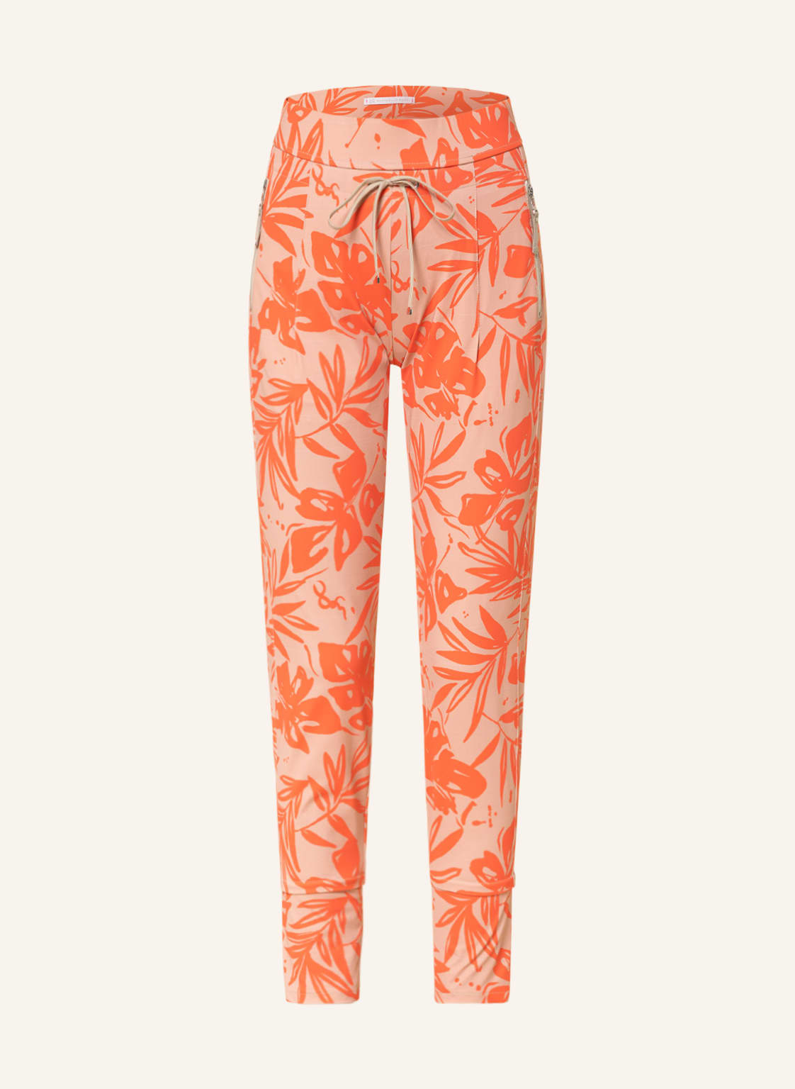 Image of Raffaello Rossi Jerseyhose Candy Im Jogging-Stil orange