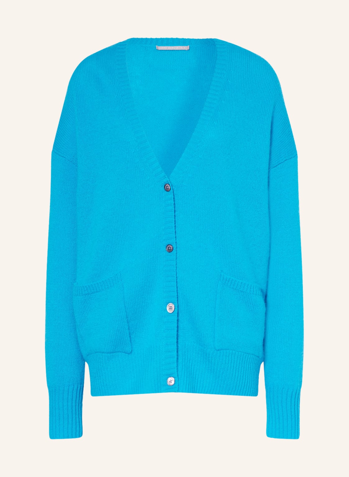 Image of (The Mercer) N.Y. Strickjacke Aus Cashmere blau