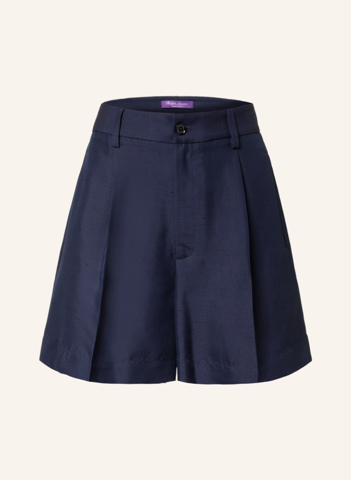 Image of Ralph Lauren Collection Seidenshorts blau