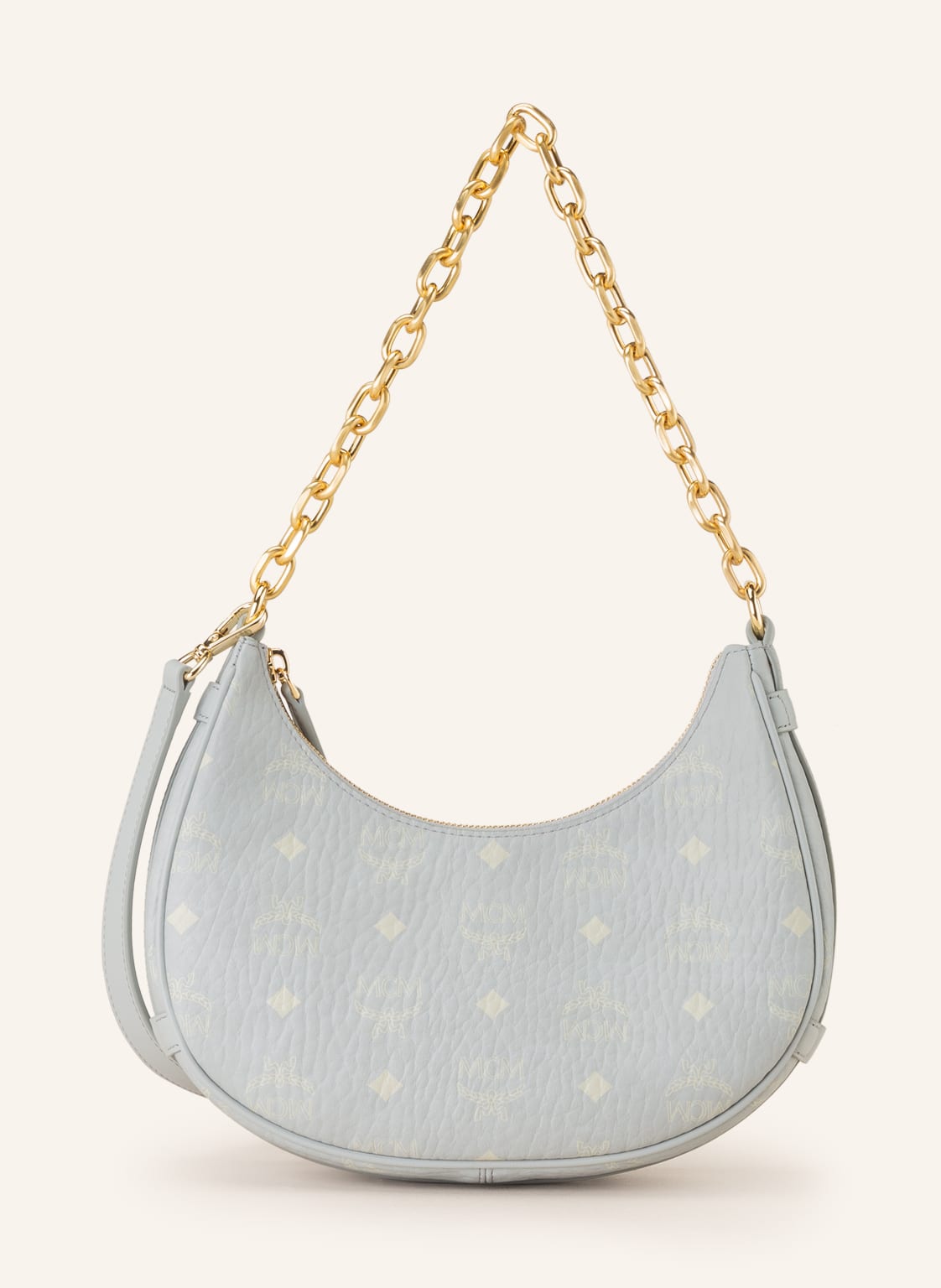 Image of Mcm Handtasche Aren Visetos Small grau