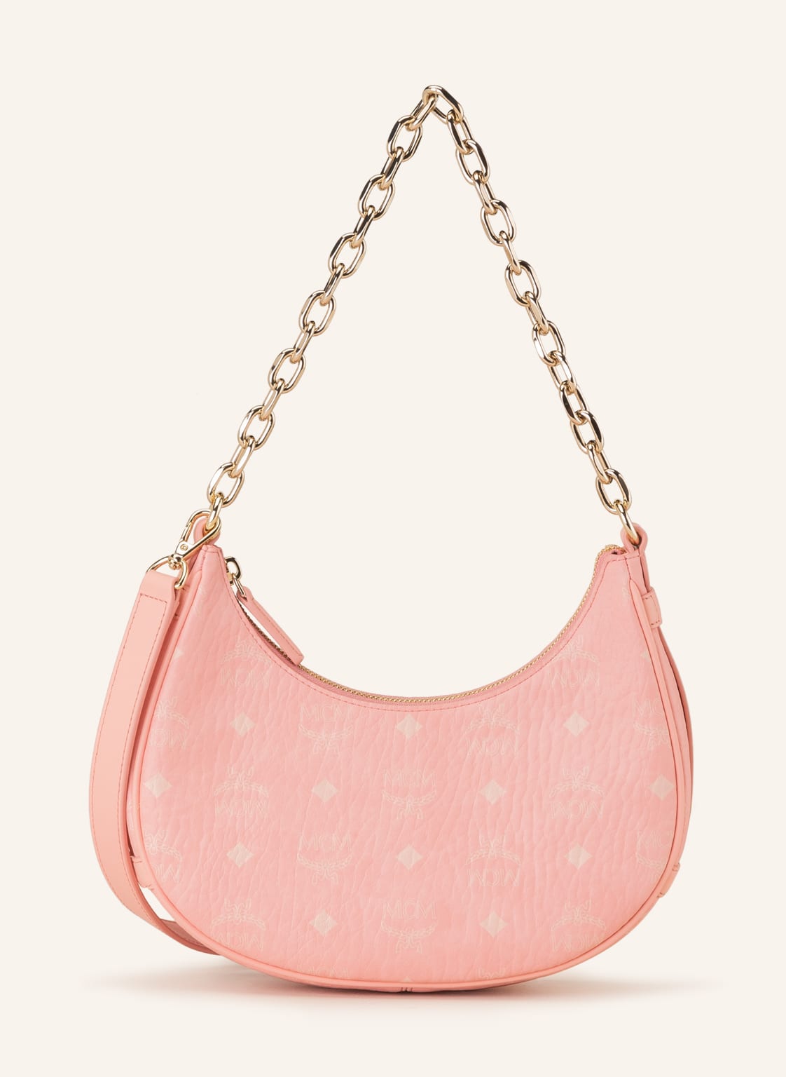 Image of Mcm Handtasche Aren Visetos Small rosa