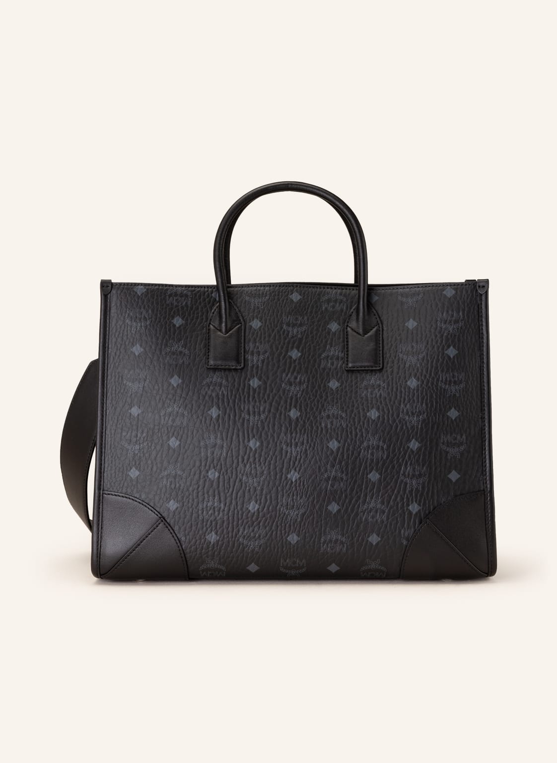Image of Mcm Shopper Munchen Visetos schwarz