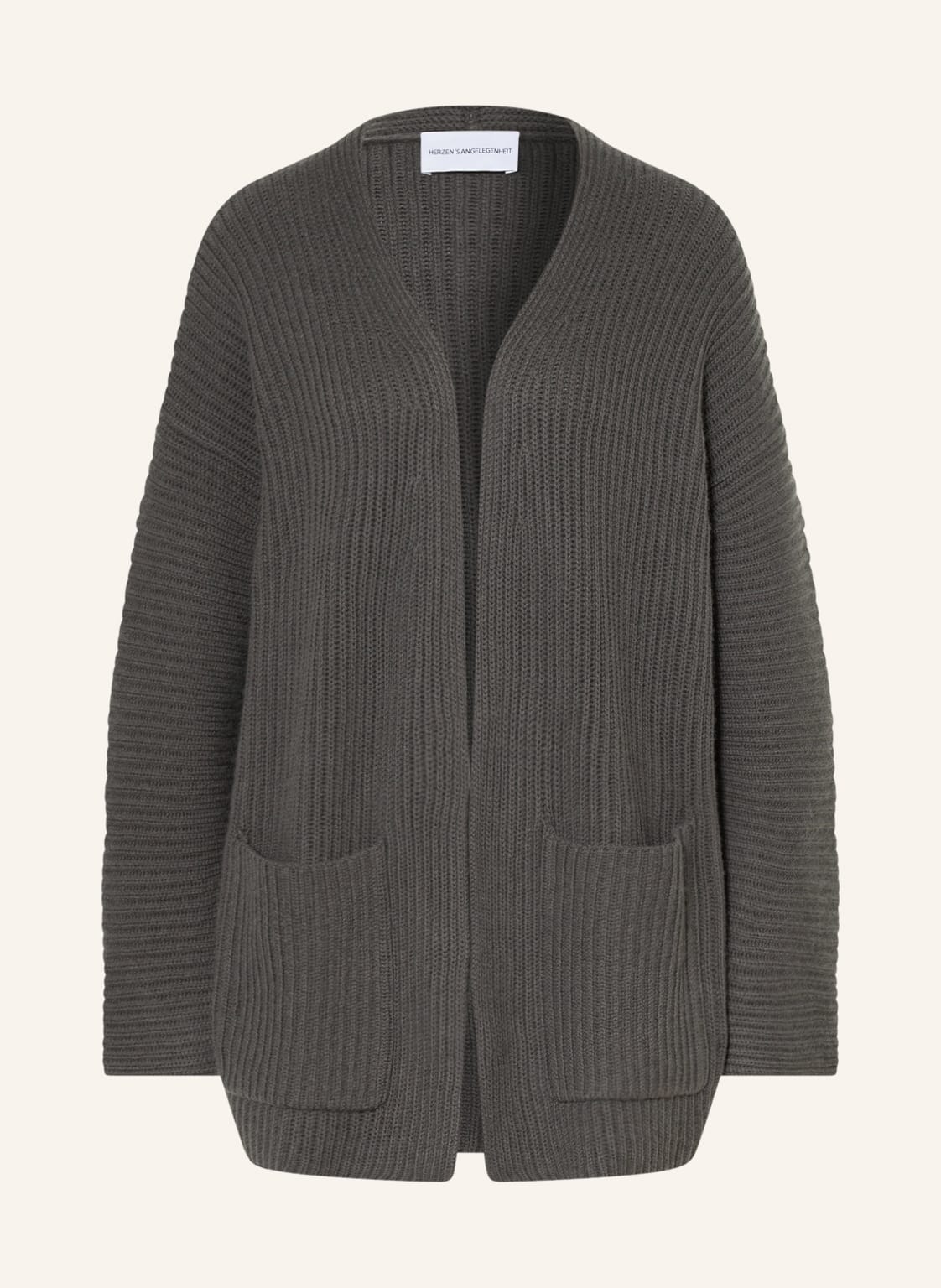 Image of Herzen's Angelegenheit Strickhülle Mit Cashmere grau