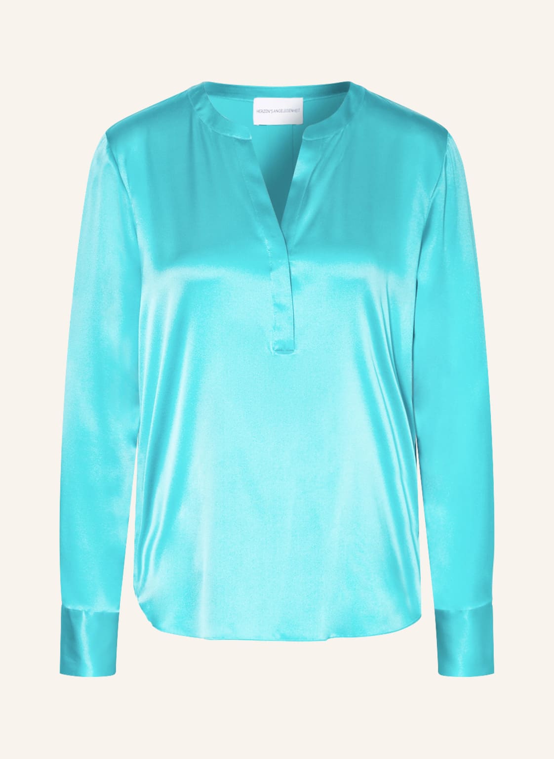 Image of Herzen's Angelegenheit Seidentunika blau