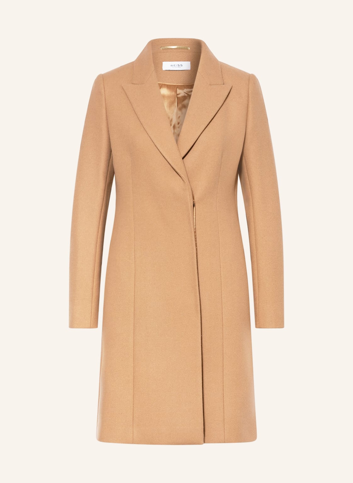 Image of Reiss Wollmantel Harlow braun