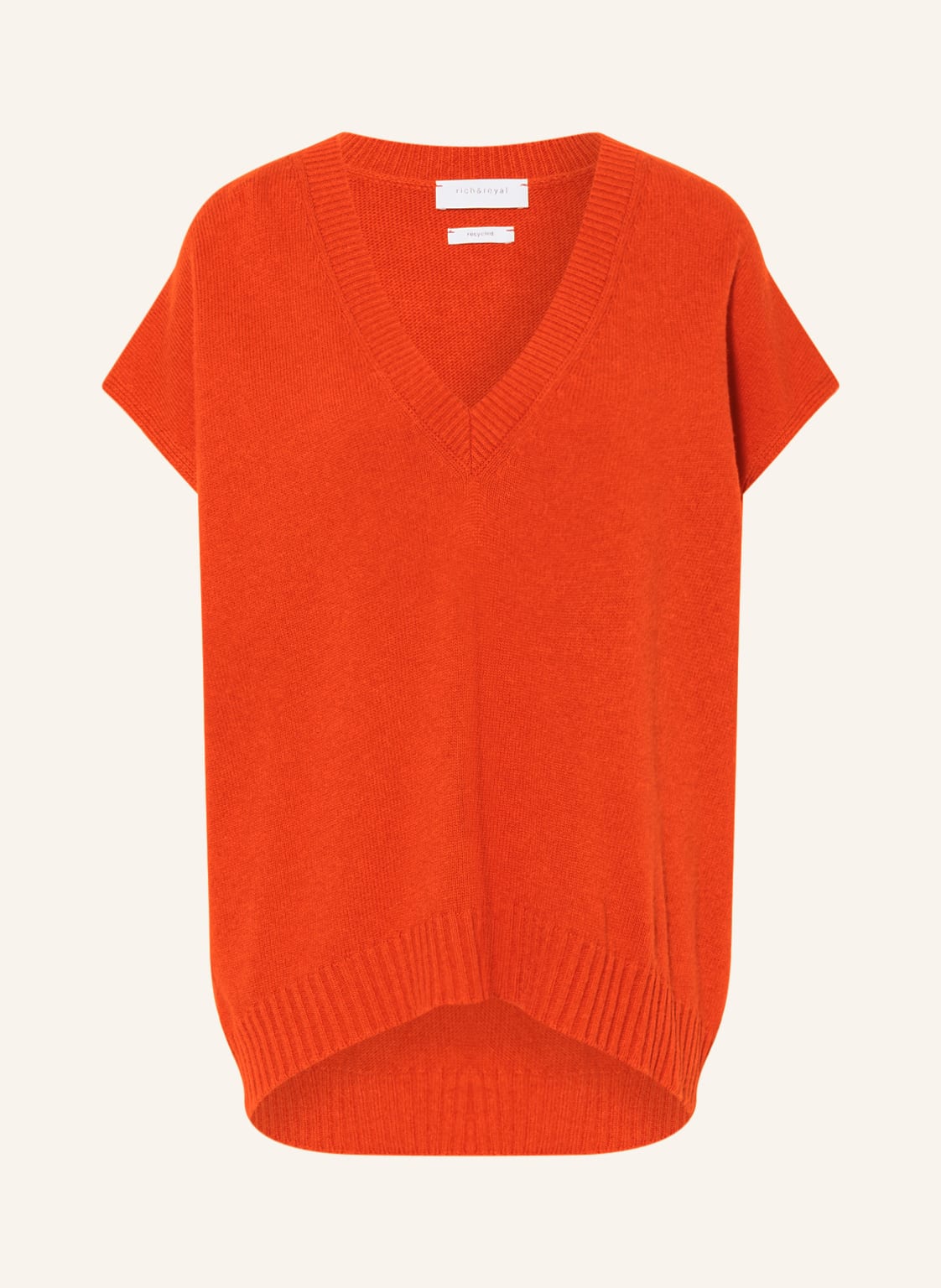 Image of Rich&Royal Oversized-Pullunder orange