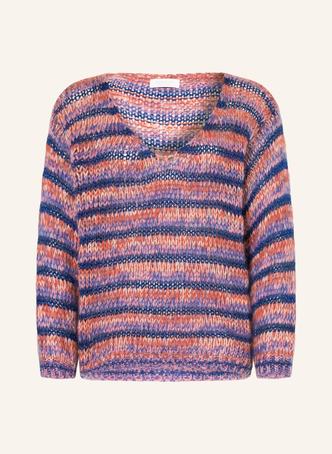 Image of Rich&Royal Pullover Mit Glitzergarn blau