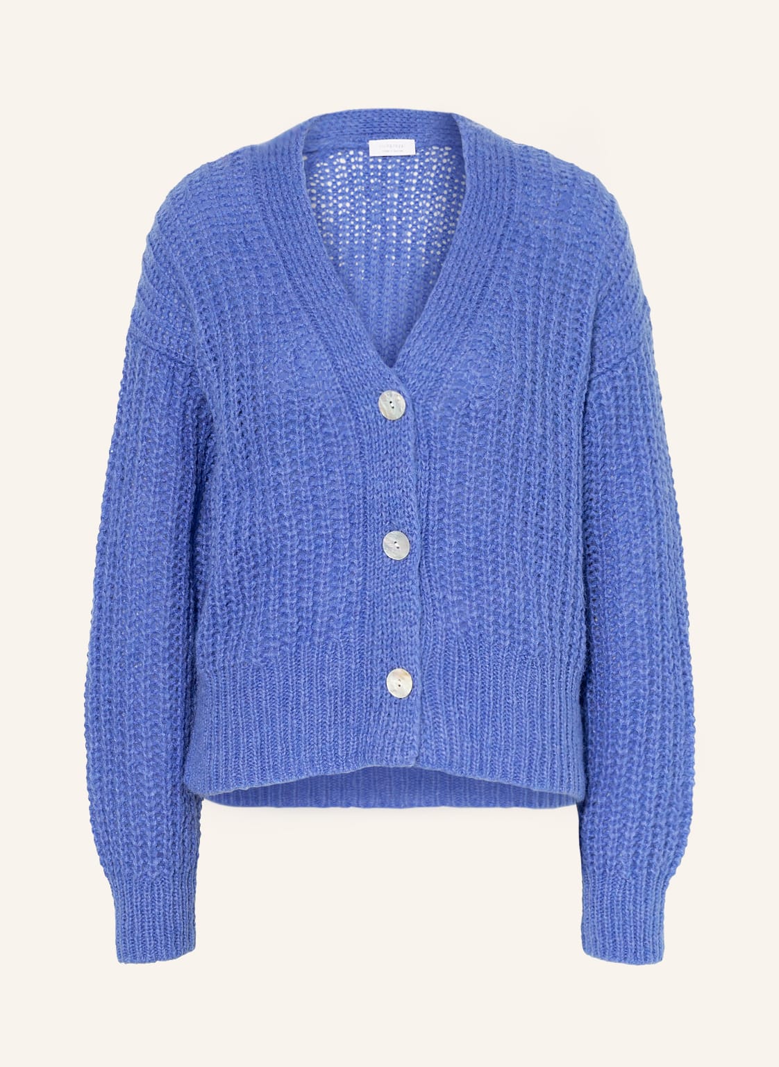 Image of Rich&Royal Strickjacke Mit Alpaka blau