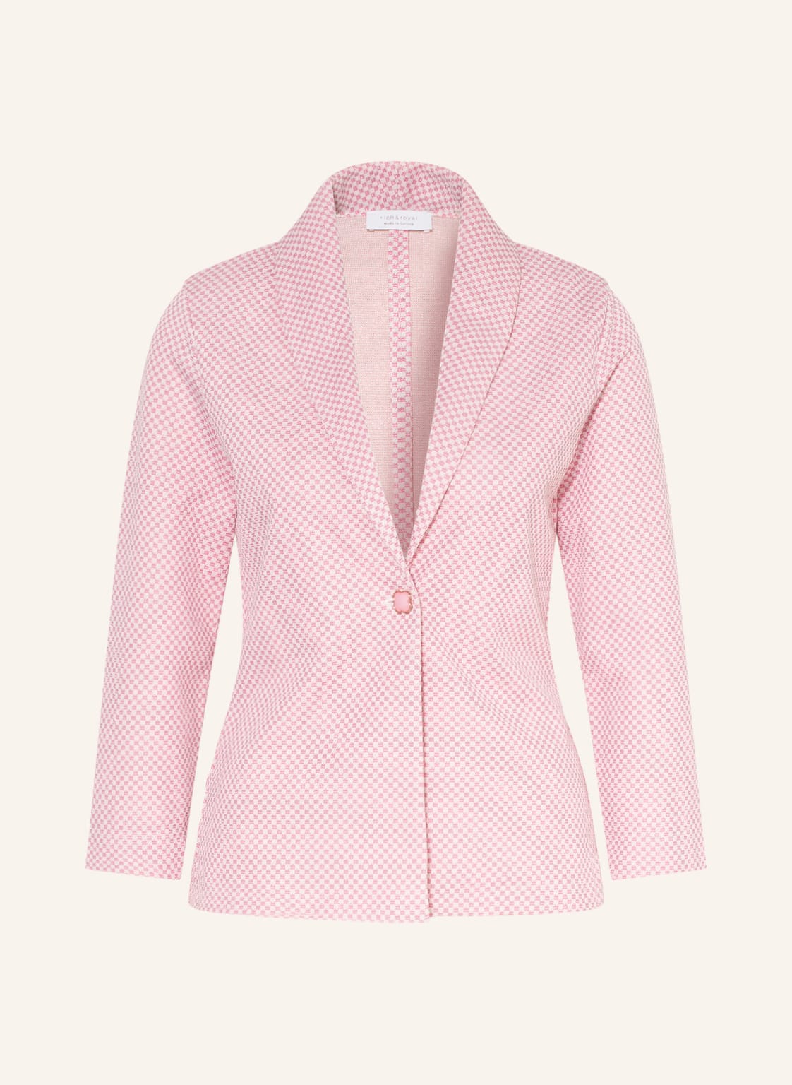 Image of Rich&Royal Blazer Mit Glitzergarn rosa