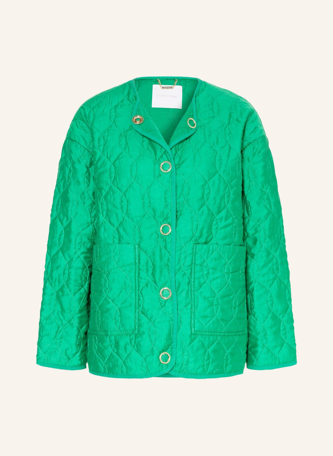 Image of Rich&Royal Steppjacke gruen